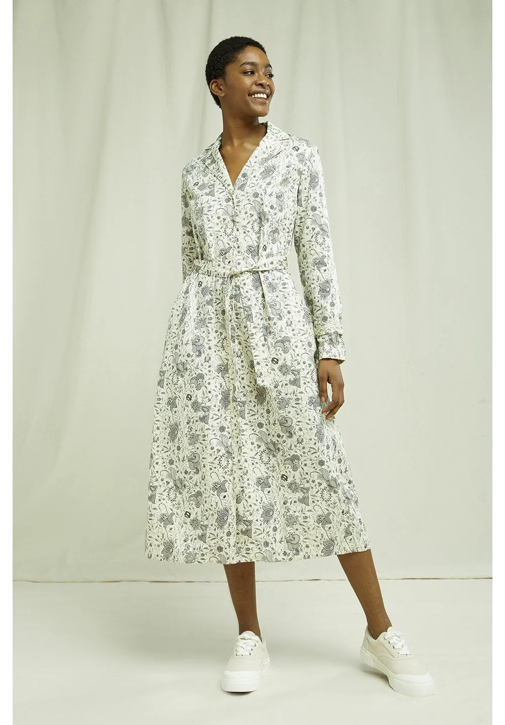 V&A Anaya Print Shirt Dress, M