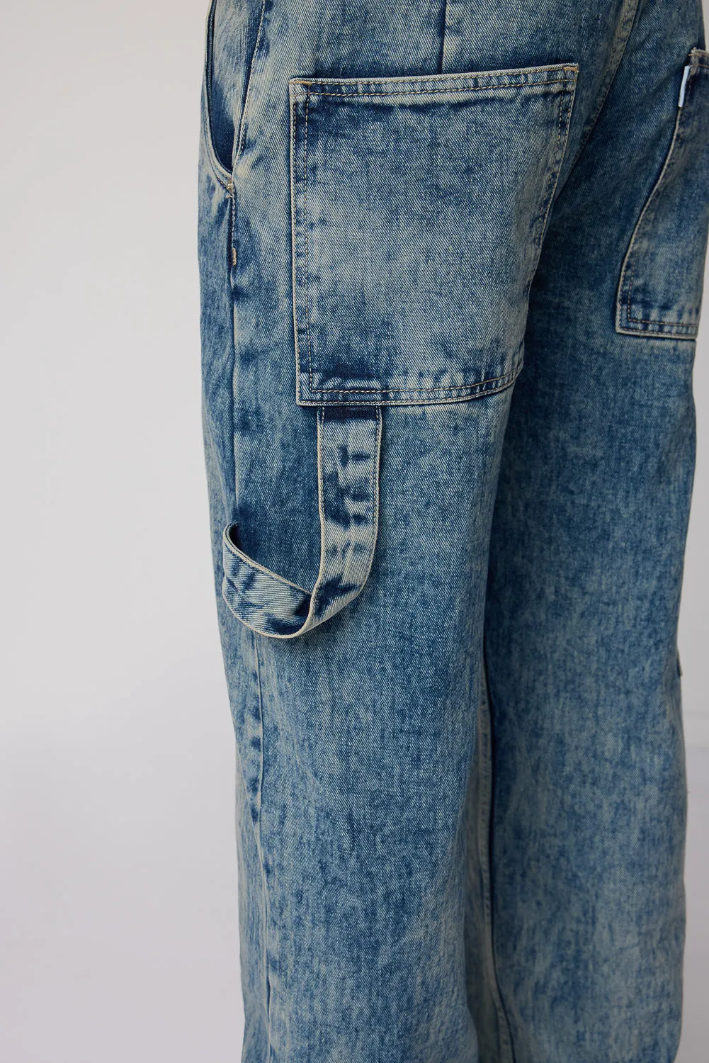 Washed Out Relaxed Men's Jeans