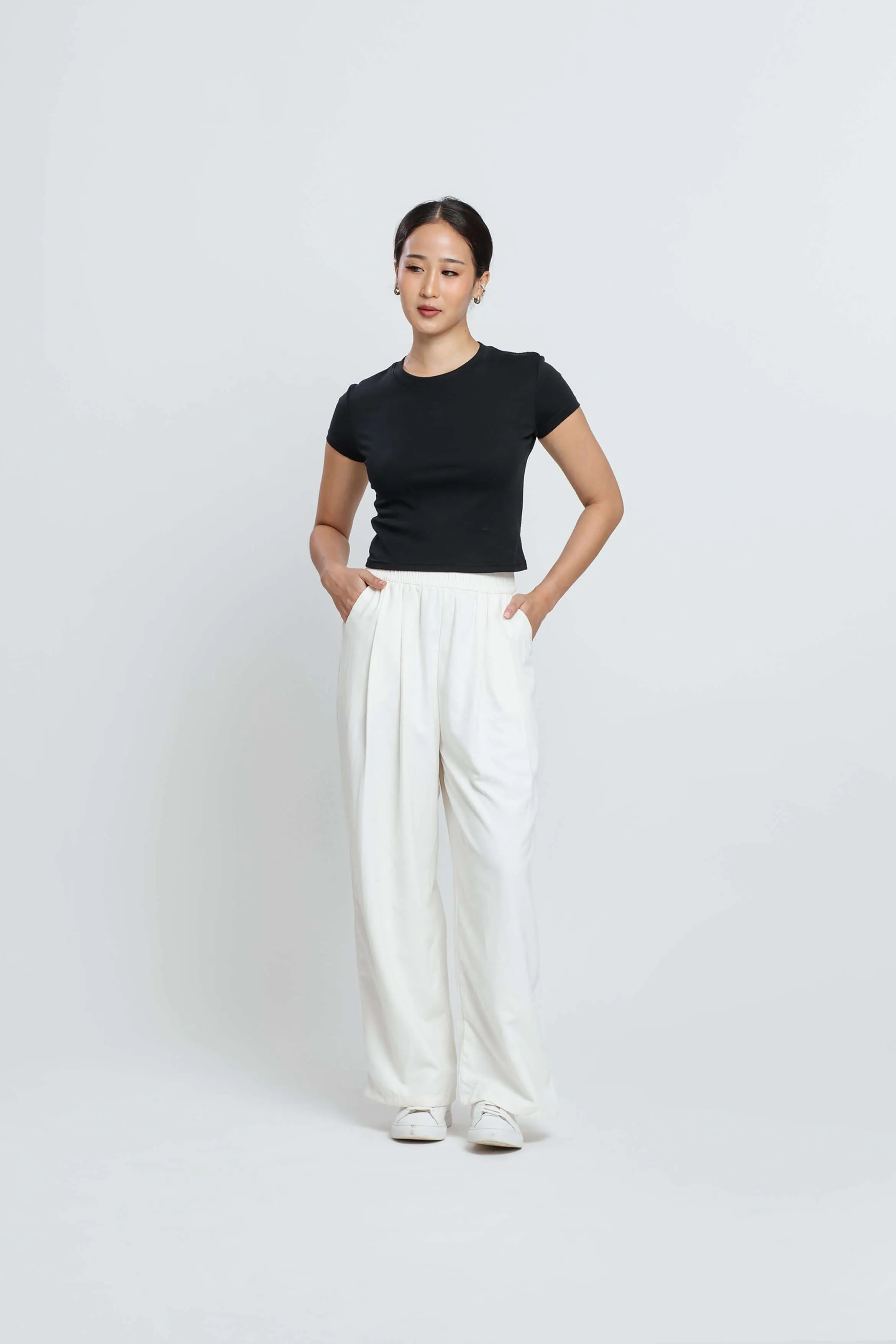 White That Comfy Long Pants