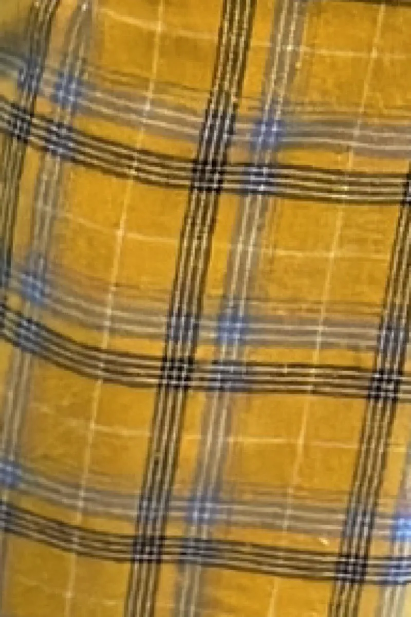 Yellow Tartan Slacks