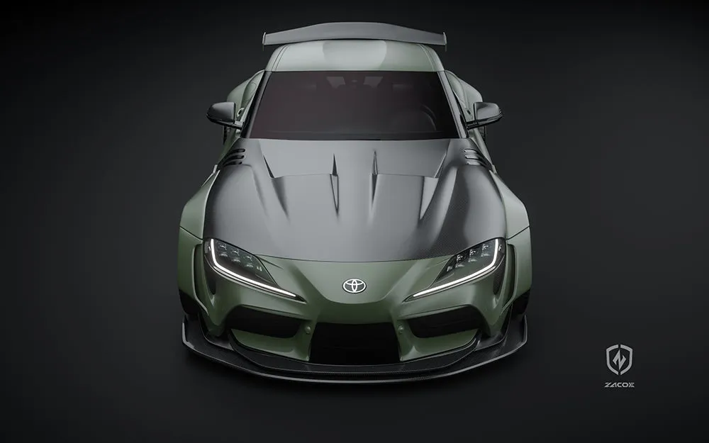 Zacoe Land Shark Carbon Fiber Widebody Kit for Toyota GR Supra A90 A91